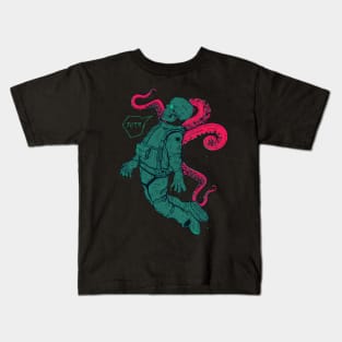Cthulhu Skull Astronaut Kids T-Shirt